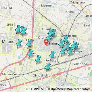 Mappa Via Fregene, 30038 Spinea VE, Italia (1.96)