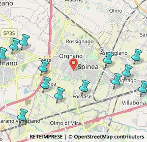 Mappa Via Fregene, 30038 Spinea VE, Italia (2.81286)