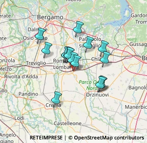 Mappa Via G.Marconi, 24051 Antegnate BG, Italia (10.115)