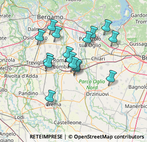 Mappa Via G.Marconi, 24051 Antegnate BG, Italia (11.60313)