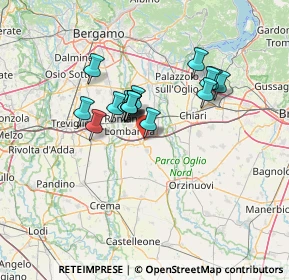 Mappa Via G.Marconi, 24051 Antegnate BG, Italia (10.20938)