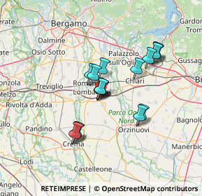 Mappa Via G.Marconi, 24051 Antegnate BG, Italia (10.76941)