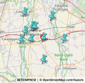 Mappa Via G.Marconi, 24051 Antegnate BG, Italia (6.44091)