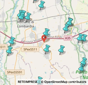 Mappa Via G.Marconi, 24051 Antegnate BG, Italia (5.643)
