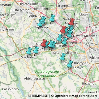 Mappa Via Tintoretto, 20018 Sedriano MI, Italia (6.2595)