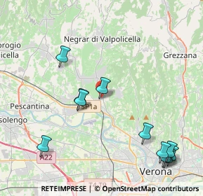 Mappa Via Casa Zamboni, 37024 Negrar di Valpolicella VR, Italia (4.99727)