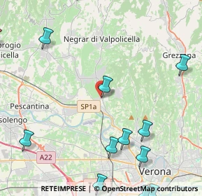 Mappa Via Casa Zamboni, 37024 Negrar di Valpolicella VR, Italia (6.27923)