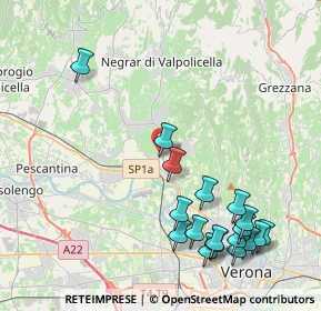 Mappa Via Casa Zamboni, 37024 Negrar di Valpolicella VR, Italia (4.93778)
