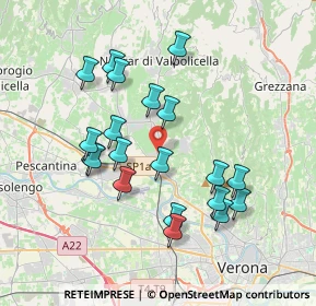 Mappa Via Casa Zamboni, 37024 Negrar di Valpolicella VR, Italia (3.5325)