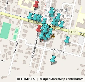 Mappa Piazza Luigi Mariutto, 35010 Villanova di Camposampiero PD, Italia (0.06429)
