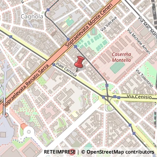 Mappa Via Giuseppe Arimondi, 1, 20155 Milano, Milano (Lombardia)