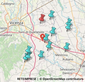 Mappa Grisignano Di Zocco, 36040 Grisignano di Zocco VI, Italia (7.18917)