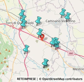 Mappa Grisignano Di Zocco, 36040 Grisignano di Zocco VI, Italia (3.93692)