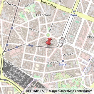 Mappa Via Pietro Borsieri,  28, 20159 Milano, Milano (Lombardia)