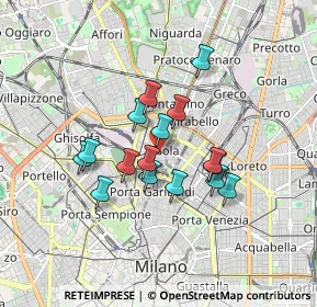 Mappa Via Perasto, 20159 Milano MI, Italia (1.34)