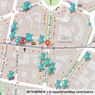 Mappa Via Perasto, 20159 Milano MI, Italia (0.092)