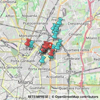 Mappa V.le Monza, 20124 Milano MI, Italia (1.021)