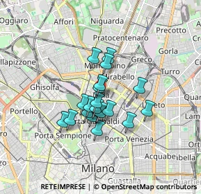 Mappa Piazzale Lagosta, 20159 Milano MI, Italia (1.162)