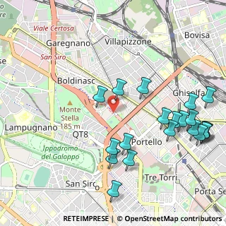 Mappa Via Don Luigi Palazzolo, 20149 Milano MI, Italia (1.2295)