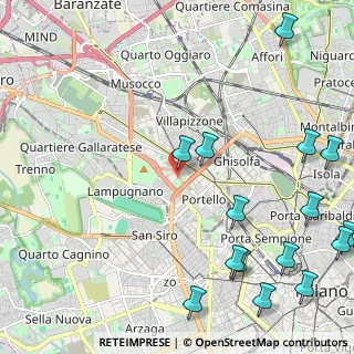 Mappa Via Don Luigi Palazzolo, 20149 Milano MI, Italia (3.09533)