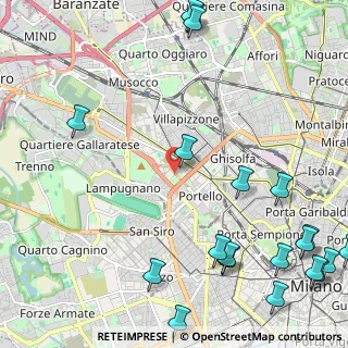Mappa Via Don Luigi Palazzolo, 20149 Milano MI, Italia (3.309)