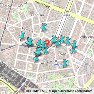 Mappa Via Garigliano, 20159 Milano MI, Italia (0.1895)