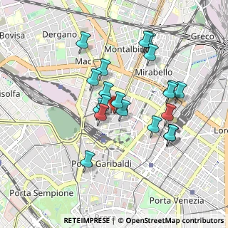 Mappa Via Garigliano, 20159 Milano MI, Italia (0.8145)