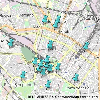 Mappa Via Garigliano, 20159 Milano MI, Italia (1.122)