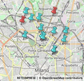 Mappa Via Garigliano, 20159 Milano MI, Italia (1.60143)