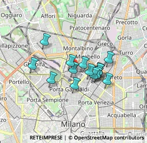 Mappa Via Garigliano, 20159 Milano MI, Italia (1.248)