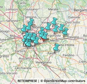 Mappa Via Gian Lorenzo Bernini, 20096 Pioltello MI, Italia (10.302)