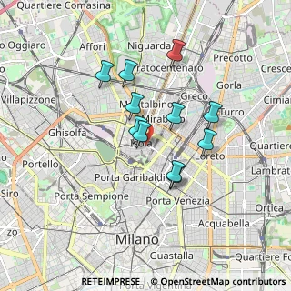 Mappa Via Pola, 20124 Milano MI, Italia (1.38727)