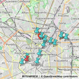 Mappa Via Pola, 20124 Milano MI, Italia (1.89357)