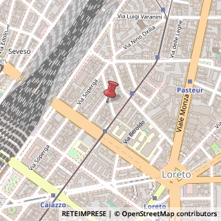 Mappa Via Pietro Marocco, 7, 20127 Milano, Milano (Lombardia)