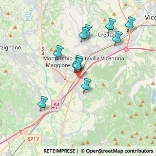 Mappa Superstrada Pedemontana Veneta, 36075 Montecchio Maggiore VI, Italia (3.57273)