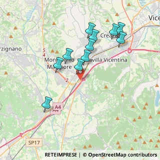 Mappa Superstrada Pedemontana Veneta, 36075 Montecchio Maggiore VI, Italia (3.68545)