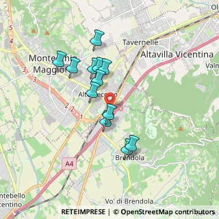 Mappa Superstrada Pedemontana Veneta, 36075 Montecchio Maggiore VI, Italia (1.51167)
