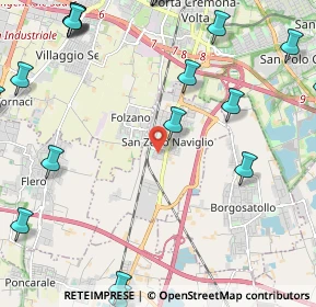 Mappa Via Gianni Rodari, 25010 San Zeno Naviglio BS, Italia (3.262)