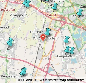 Mappa Via Gianni Rodari, 25010 San Zeno Naviglio BS, Italia (3.09)