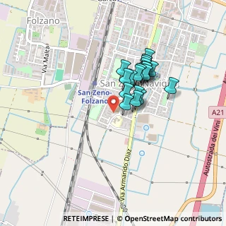 Mappa Via Gianni Rodari, 25010 San Zeno Naviglio BS, Italia (0.325)