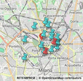 Mappa Piazza Fidia, 20159 Milano MI, Italia (1.30875)