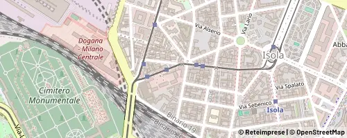 Mappa Milão