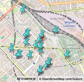 Mappa Via Gran San Bernardo, 20154 Milano MI, Italia (0.505)