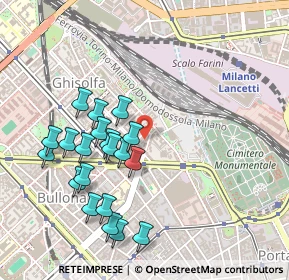 Mappa Via Gran San Bernardo, 20154 Milano MI, Italia (0.4905)