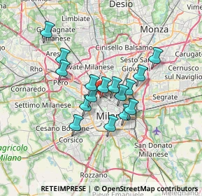 Mappa Via Gran San Bernardo, 20154 Milano MI, Italia (5.13813)