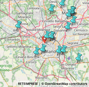 Mappa Via Gran San Bernardo, 20154 Milano MI, Italia (8.60824)