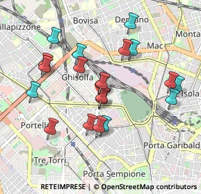 Mappa Via Gran San Bernardo, 20154 Milano MI, Italia (0.886)