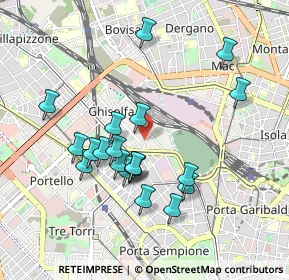 Mappa Via Gran San Bernardo, 20154 Milano MI, Italia (0.871)