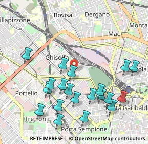 Mappa Via Gran San Bernardo, 20154 Milano MI, Italia (1.1015)