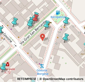 Mappa Via Gran San Bernardo, 20154 Milano MI, Italia (0.121)